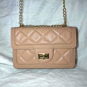 Nude Mini Shoulder Purse Bag